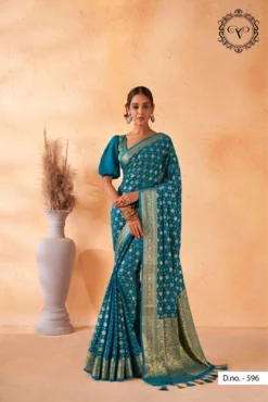 Sumshy 1043 Navya Silk Georgette Saree Collection